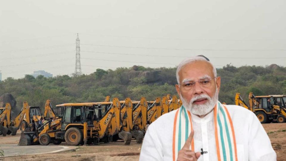 pmmodiblamescongressfordestructionofbiodiversityinkanchagachibowli