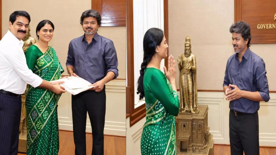 Sharmila Invites Tamil Nadu CM Vijay To Daughter