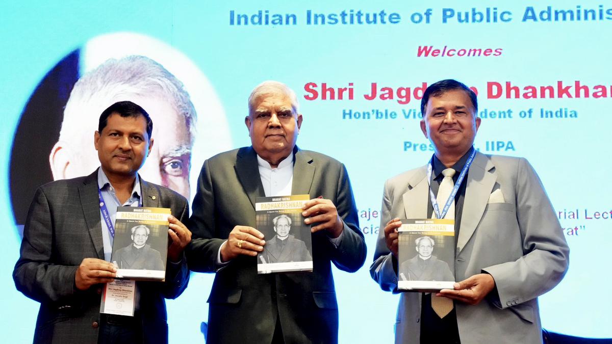VP Jagdeep Dhankar addresses 70th Foundation Day of the IIPA in New Delhi
