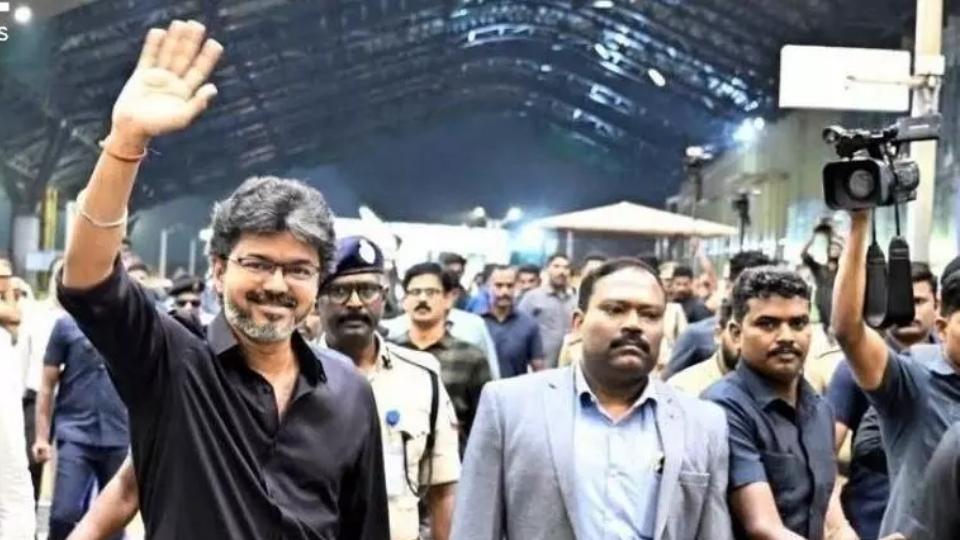 CM Joseph Vijay Returns to Chennai After London Tour