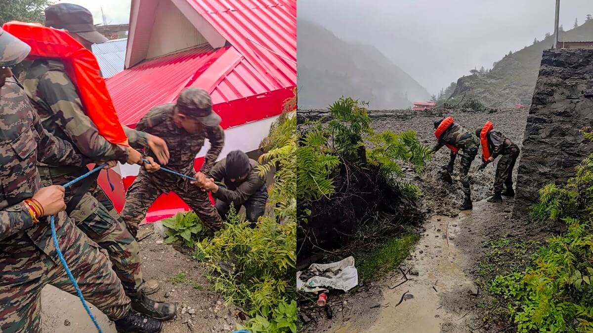 Uttarkashi cloudburst: At least 10 Army soldiers missing from a camp in Harsil