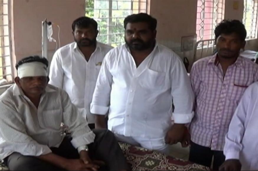 8arrestedforallegedlybeatinguptwodalityouthsinandhrapradesh