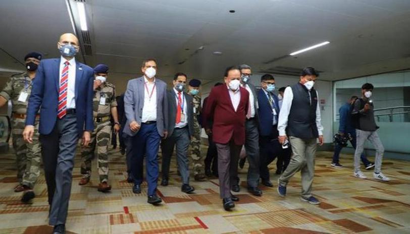 harshvardhanreviewsarrangementsatigiairportnewdelhi