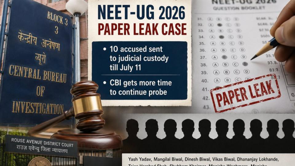 Judicial custody of 10 accused extended till July 11 