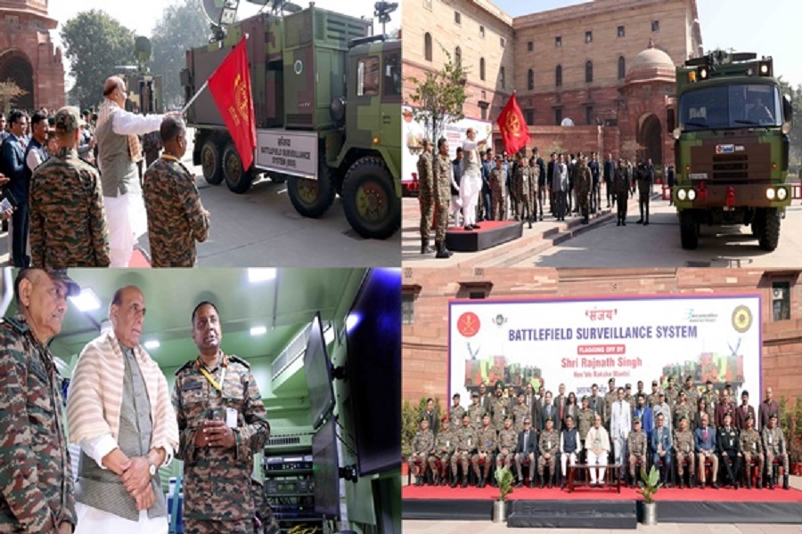 defenceministerflagsoffbattlefieldsurveillancesystemsanjay