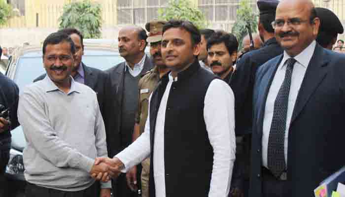 arvindkejriwaldialsakhileshtodiscusspostresultsstrategy