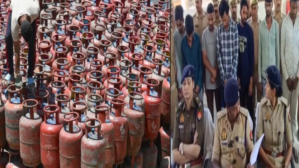 Police Recover 500 Stolen LPG Cylinders in UP, 7 Arrested