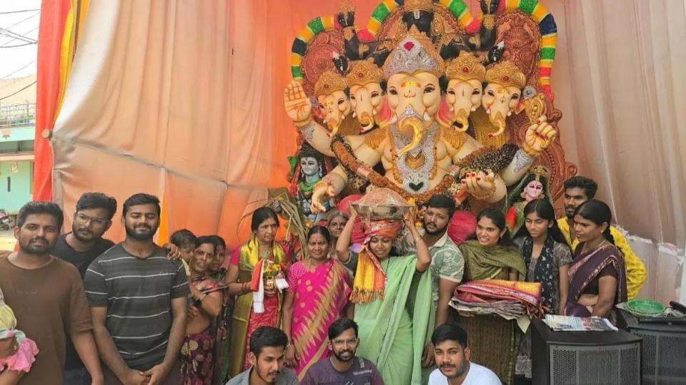 Muslim Couple Wins Ganesh Laddu Auction For Rs. 1.45 Lakh in Andhra