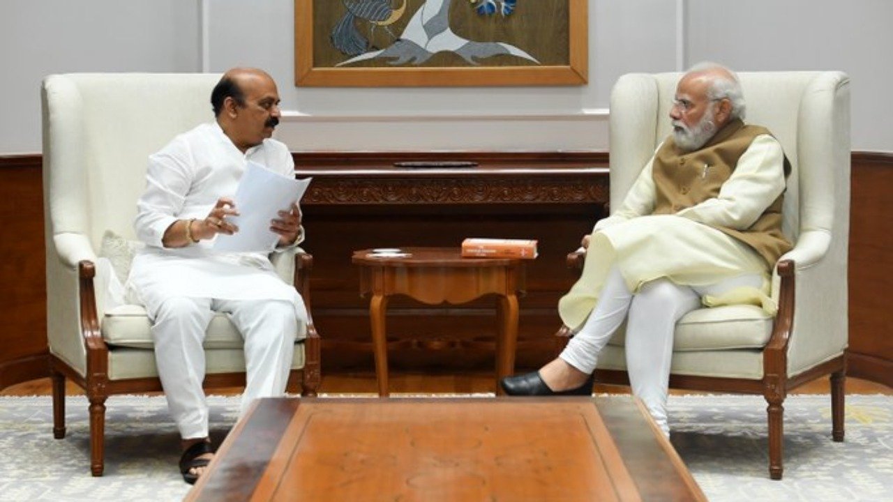 karnatakacmbasavarajbommaicallsonprimeministernarendramodi