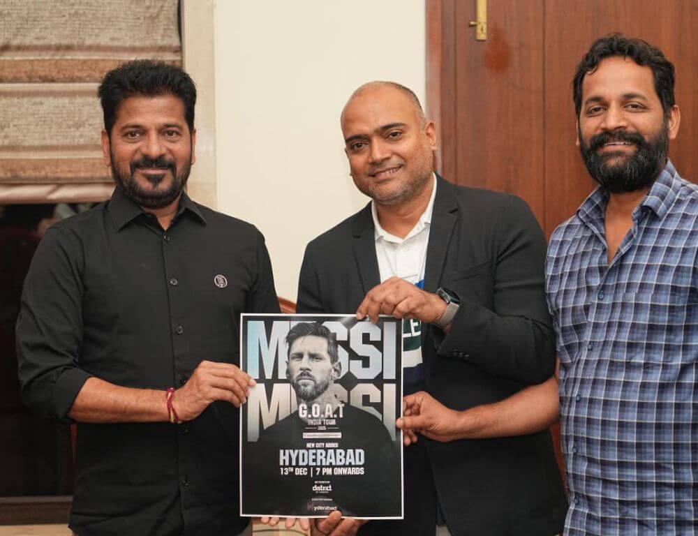 Telangana CM Revanth Reddy confirms Lionel Messi