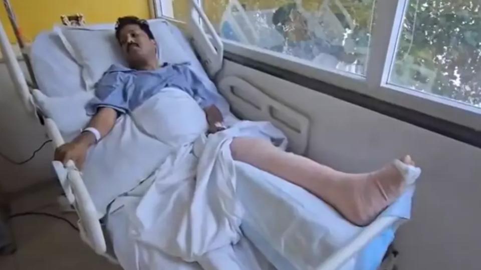 Karnataka BJP leader Falls Into Open Drain, Files Complaint