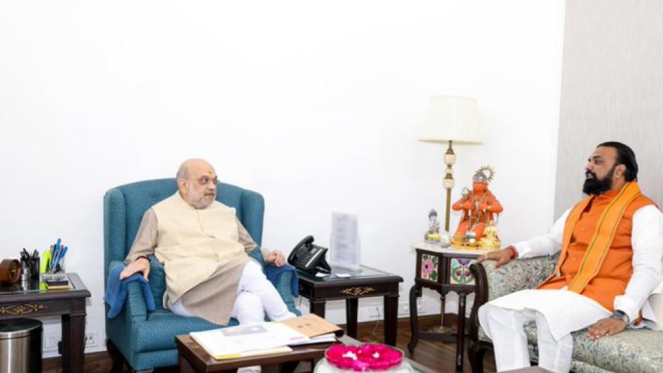 Amit Shah Meets Bihar Deputy CM Samrat Choudhary
