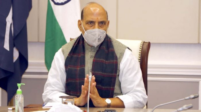 defenceministerrajnathsinghreviewspreparationsforaeroindiashow