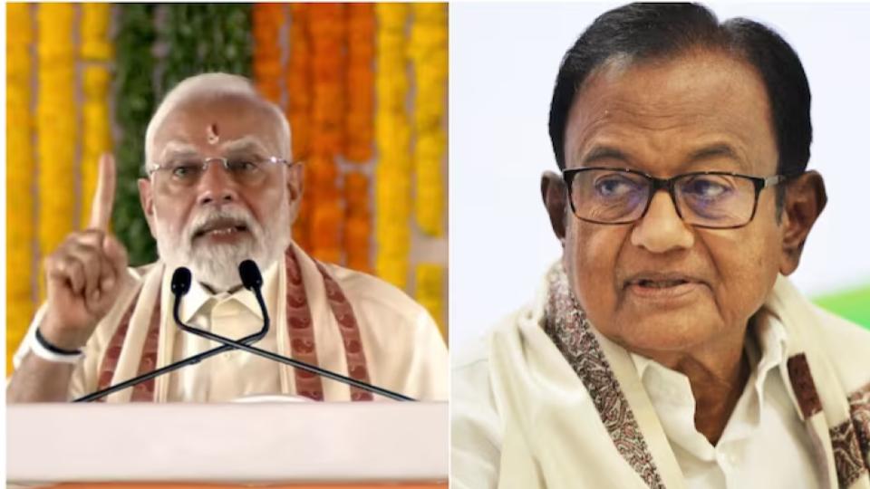 Chidambaram Targets PM Over 
