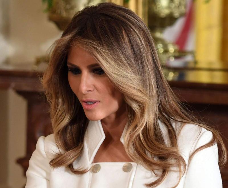 usfirstladymelaniatrumparriveatgovtschool