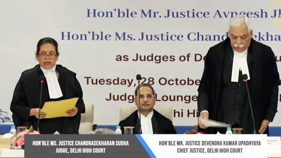 Three new judges sworn in at Delhi High Court