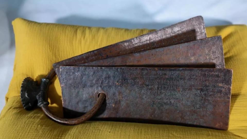 tnleaderswantanaimangalamcopperplatesdisplayedinstatemuseums