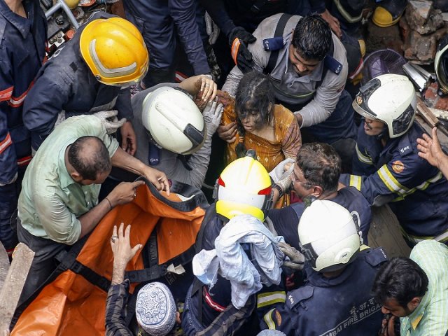 mumbaibuildingcollapse:deathtollrisesto12