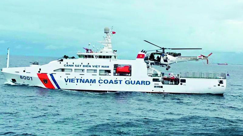 coastguardsofindiavietnamholdjointexerciseoffchennai