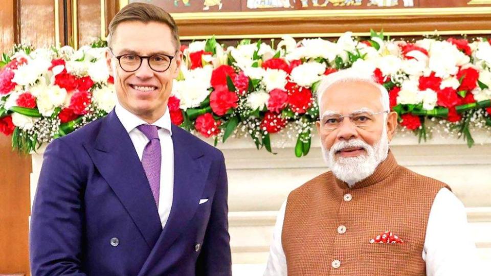 PM Modi holds bilateral talks with Finnish President Alexander