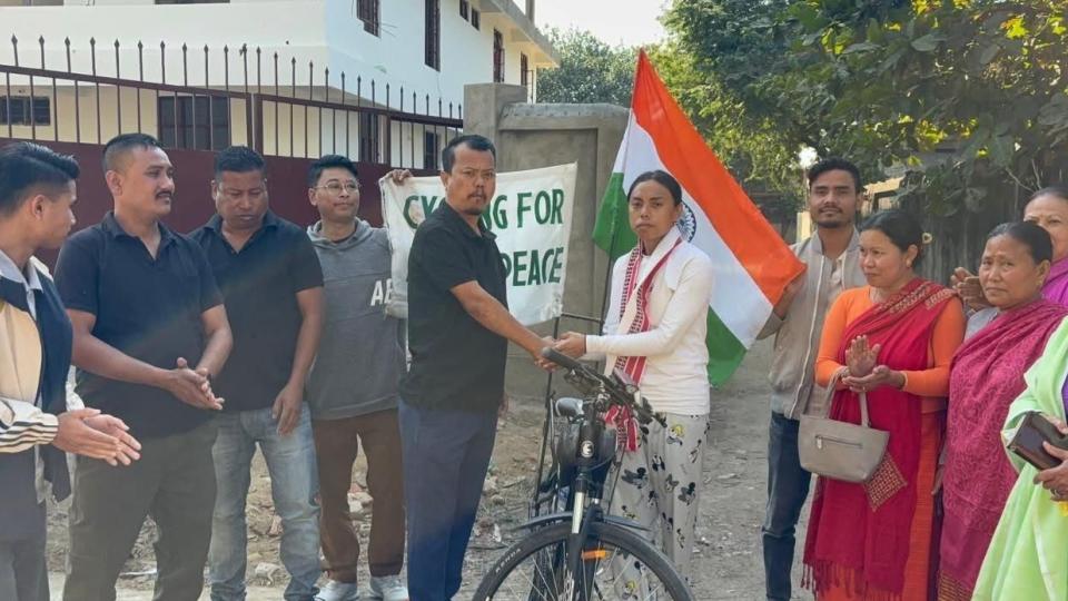 Manipur cyclist