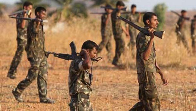 chhattisgarh:threenaxalsgunneddownweaponsrecovered