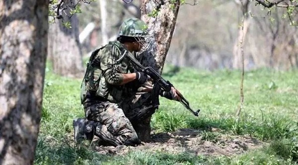 Two terrorists killed in encounter with security forces at J K