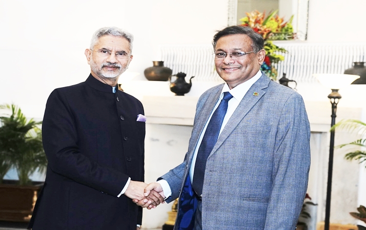 eamsjaishankarmetforeignministerofbangladeshdrhasanmahmudinnewdelhi