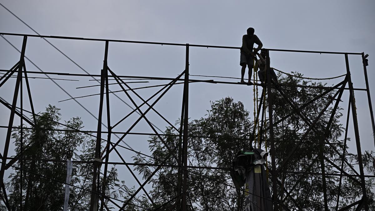 VMC Removes 224 Hoardings from Vijayawada City