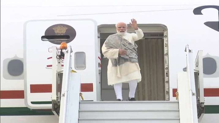 pmmodiarrivesinnewdelhiafterafivedayvisittoitalyuk
