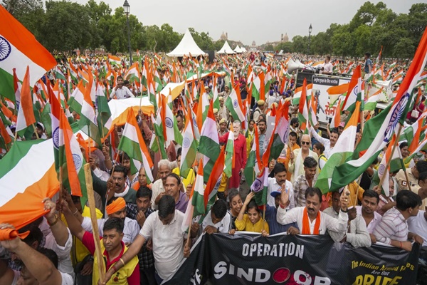 Grand Tiranga rally held in Katra to celebrate Operation Sindoor success