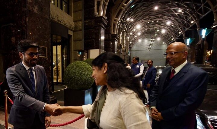 Third multi-party delegation led by DMK’s Kanimozhi arrives in Moscow