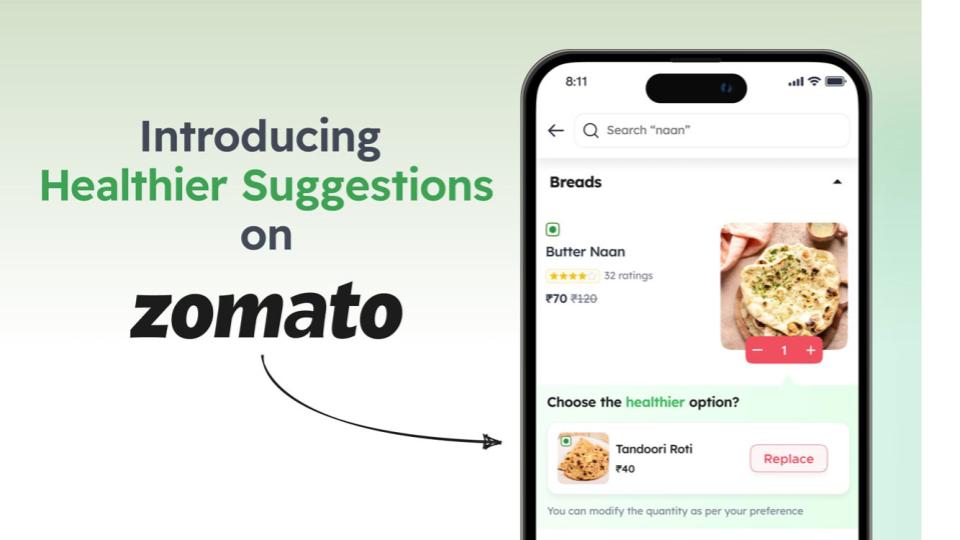 Zomato CEO encourages healthier eating 