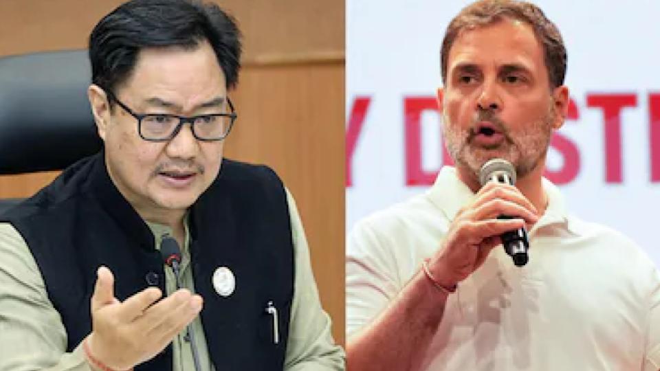 Rahul Gandhi is Dangerous for India Security, says Kiren Rijiju