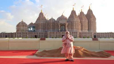 thistemplewillbeasymbolofunityandharmony:pmmodiatbapsmandirinabudhabi