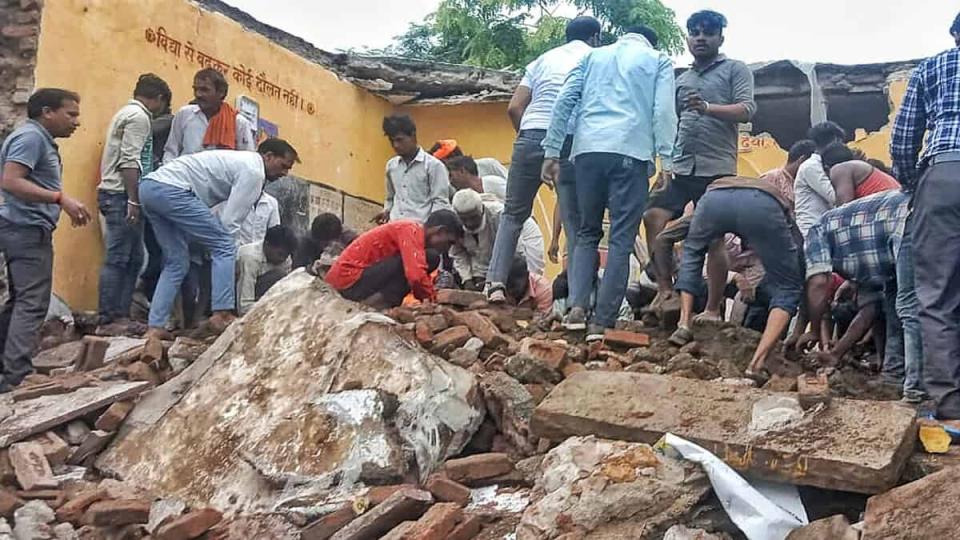 Four students dead as roof of school building collapses in Rajasthan