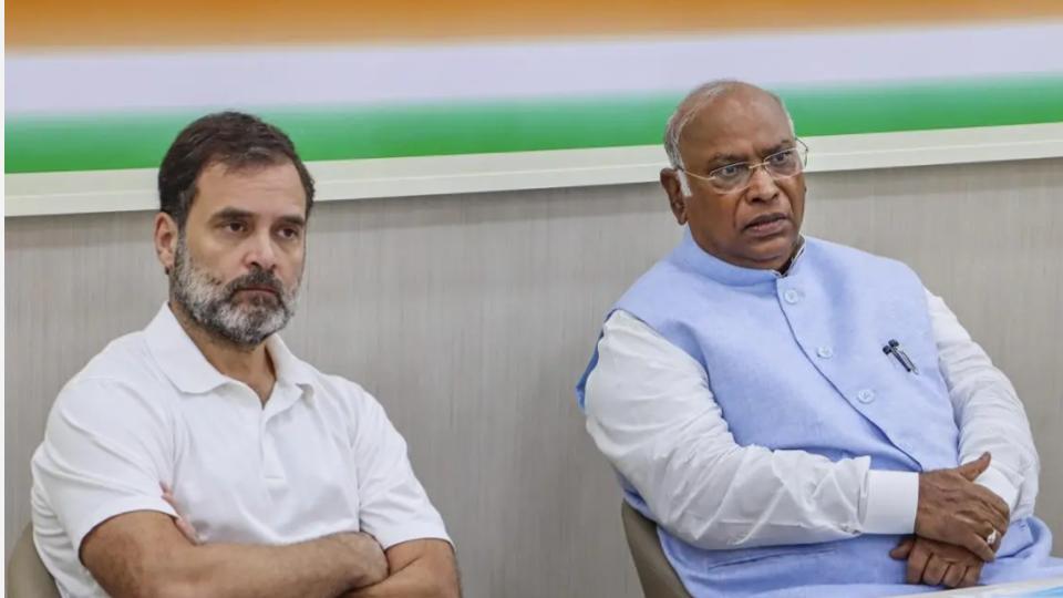 Kharge and Rahul Gandhi Condemn Arrest of Youth Congress Chief
