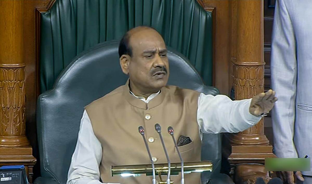 loksabhaspeakerombirlasaysnolinkbetweenmpssuspensionandsecuritybreachincident