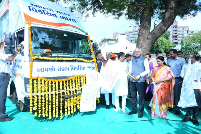 Vikshit Bharat Sankalp Yatra goes to different parts of country