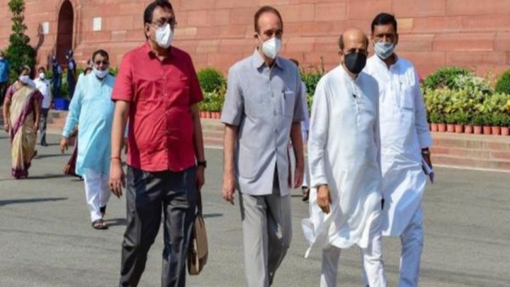 oppositionmembersinrajyasabhastagewalkout