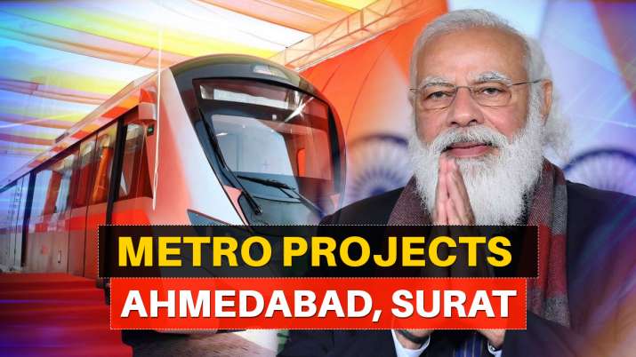 pmmodiperformsgroundbreakingceremonyforahmedabadmetrorailproject