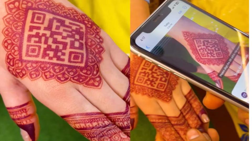 qrcode’inmehndiartrakshabandhan