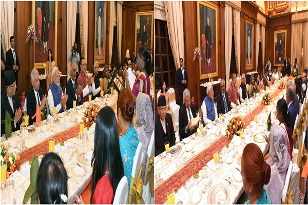 prezmurmuhostsbanquetinhonourofleadersofneighbouringcountriesatrashtrapati
