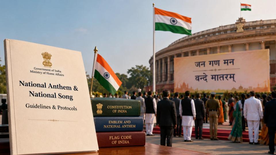 Centre Govt issues fresh National Anthem, National Song guidelines