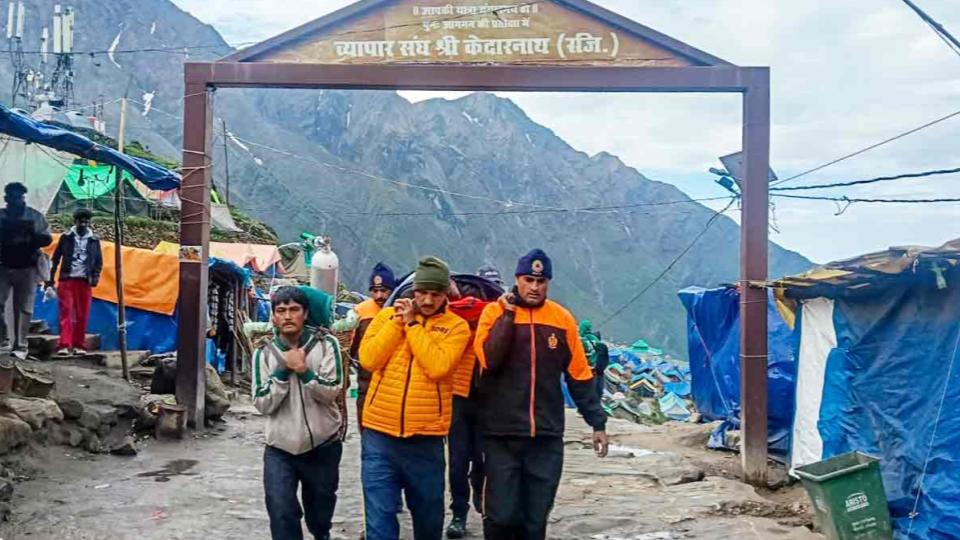Five-year-old dies in rockfall on Kedarnath route