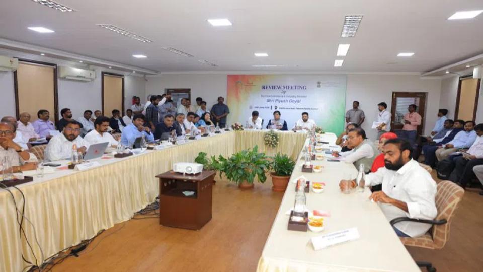 Piyush Goyal leads strategic review of industrial nodes in Andhra Pradesh