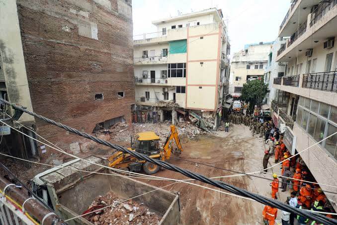 Satya Niketan PG collapse: 34 structures demolished, 17 sealed in MCD crackdown after 7 killed