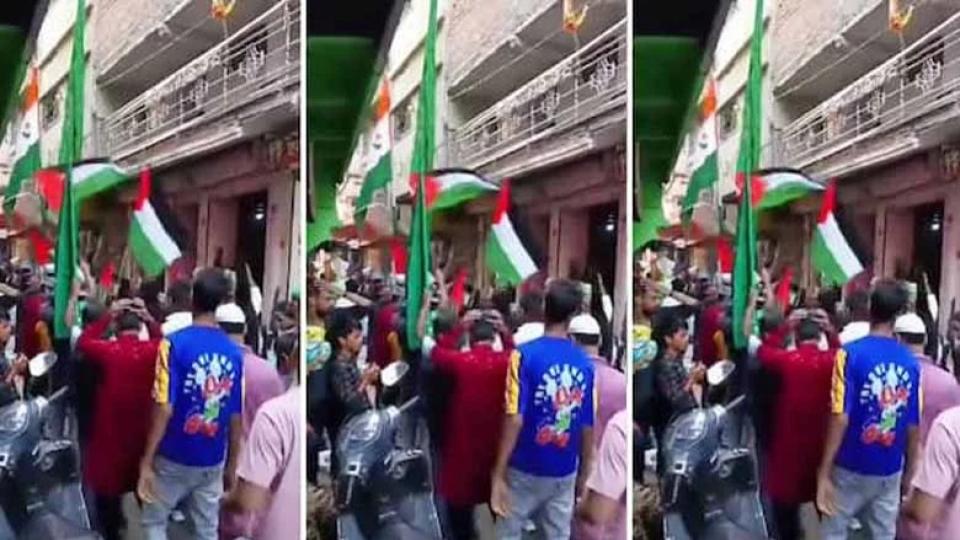threearrestedforwavingpalestinianflaginbihar
