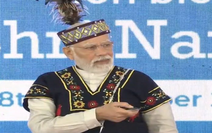 pmmodiunveilsseveraldevelopmentprojectsworthoverrs6800croreintripurameghalaya