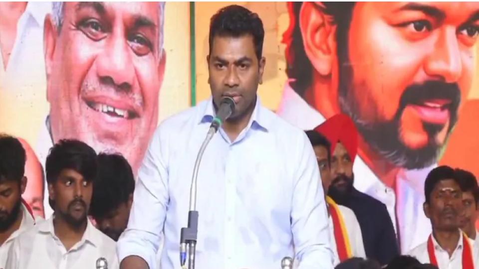 TVK Declines Offer Of CM post and 50 per cent seats, Aadhav Arjuna